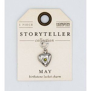 Horizon Storyteller Collection May Birthstone Locket Charm